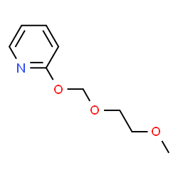 Pyridine,2-[(2-methoxyethoxy)methoxy]-(9CI) Structure