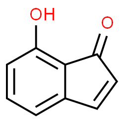 1H-Inden-1-one, 7-hydroxy- (9CI)结构式