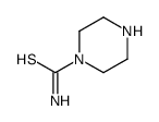 1-Piperazinecarbothioamide(9CI) structure