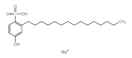 4-hydroxy-2-pentadecyl-benzenesulfonic acid Structure