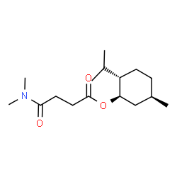 (±)-N,N-dimethyl menthyl succinamide structure