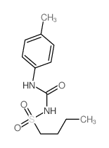 1-butylsulfonyl-3-(4-methylphenyl)urea Structure