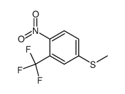2-nitro-5-methylthiobenzotrifluoride Structure