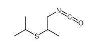 1-isocyanato-2-propan-2-ylsulfanylpropane Structure