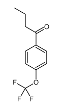 1-[4-(trifluoromethoxy)phenyl]butan-1-one Structure