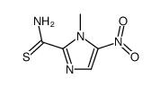 1-methyl-5-nitro-1H-imidazole-2-carbothioic acid amide结构式