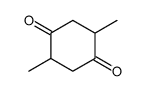 2,5-dimethylcyclohexane-1,4-dione Structure