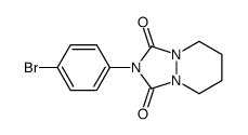 2-(4-bromophenyl)-5,6,7,8-tetrahydro-[1,2,4]triazolo[1,2-a]pyridazine-1,3-dione结构式