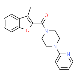 Piperazine, 1-[(3-methyl-2-benzofuranyl)carbonyl]-4-(2-pyridinyl)- (9CI)结构式
