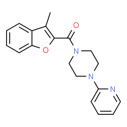 Piperazine, 1-[(3-methyl-2-benzofuranyl)carbonyl]-4-(2-pyridinyl)- (9CI) structure