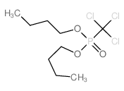 Phosphonic acid,P-(trichloromethyl)-, dibutyl ester Structure
