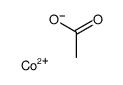 cobalt acetate Structure