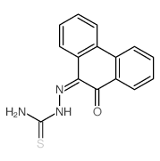 Hydrazinecarbothioamide,2-(10-oxo-9(10H)-phenanthrenylidene)- Structure