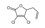 3,4-dichloro-2-prop-2-enyl-2H-furan-5-one Structure