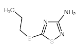 3-氨基-5-丙基硫代-1,2,4-噻二唑结构式