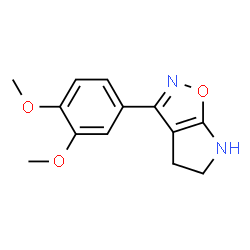 4H-Pyrrolo[3,2-d]isoxazole,3-(3,4-dimethoxyphenyl)-5,6-dihydro-(9CI) structure