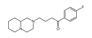 1-(4-fluoro-phenyl)-4-(octahydro-pyrido[1,2-a]pyrazin-2-yl)-butan-1-one结构式