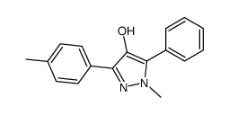 1-methyl-3-(4-methylphenyl)-5-phenylpyrazol-4-ol结构式