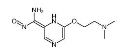 2-[[6-[amino(nitroso)methylidene]-1H-pyrazin-2-yl]oxy]-N,N-dimethylethanamine结构式