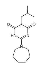 2-azepan-1-yl-5-isobutyl-1H-pyrimidine-4,6-dione结构式