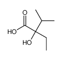 2-ethyl-2-hydroxy-3-methylbutanoic acid结构式
