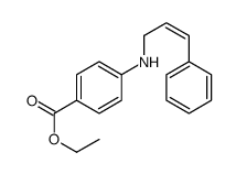 ethyl 4-(3-phenylprop-2-enylamino)benzoate Structure