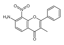 7-amino-3-methyl-8-nitro-2-phenylchromen-4-one Structure