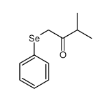3-methyl-1-phenylselanylbutan-2-one结构式