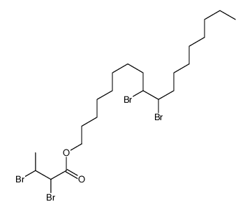 9,10-dibromooctadecyl 2,3-dibromobutanoate结构式