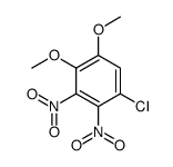 1-chloro-4,5-dimethoxy-2,3-dinitrobenzene结构式