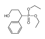 3-diethoxyphosphoryl-3-phenylpropan-1-ol Structure