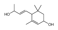 4-(3-hydroxybut-1-enyl)-3,5,5-trimethylcyclohex-2-en-1-ol Structure