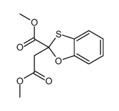 methyl 2-(2-methoxy-2-oxoethyl)-1,3-benzoxathiole-2-carboxylate结构式