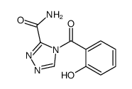 4-(2-hydroxybenzoyl)-1,2,4-triazole-3-carboxamide结构式