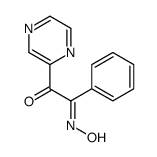 2-hydroxyimino-2-phenyl-1-pyrazin-2-ylethanone结构式