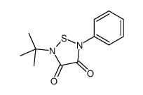 2-tert-butyl-5-phenyl-1,2,5-thiadiazolidine-3,4-dione Structure