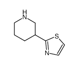 3-噻唑-2-基哌啶结构式