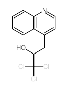 4-Quinolineethanol,a-(trichloromethyl)-结构式