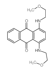 9,10-Anthracenedione, 1,4-bis[ (2-methoxyethyl)amino]- picture
