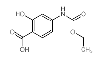 Benzoic acid,4-[(ethoxycarbonyl)amino]-2-hydroxy- structure