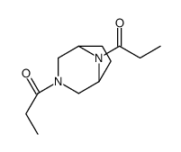 3,8-Dipropionyl-3,8-diazabicyclo[3.2.1]octane结构式
