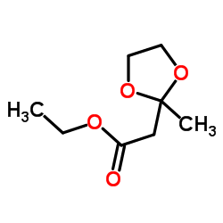 Ethyl 2-(2-methyl-1,3-dioxolan-2-yl)acetate structure