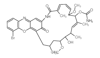 Geldanoxazinone,6'-bromo- (9CI) structure