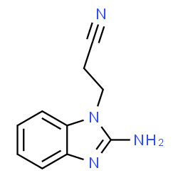 1H-Benzimidazole-1-propanenitrile,2-amino-(9CI)结构式