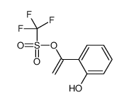 1-(2-hydroxyphenyl)ethenyl trifluoromethanesulfonate结构式