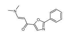 3-(dimethylamino)-1-(2-phenyl-1,3-oxazol-5-yl)prop-2-en-1-one Structure