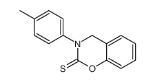 3-(4-methylphenyl)-4H-1,3-benzoxazine-2-thione Structure