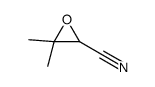 3,3-dimethyloxirane-2-carbonitrile Structure