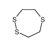 1,2,5-trithiepane结构式
