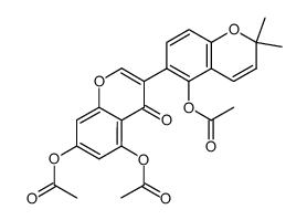 licoisoflavone B triacetate Structure